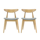 Ergonomic Back Dining Chairs (Set of 2)