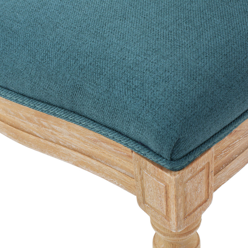 French Country Inspired Dining Chair With Iconic Round Backrest