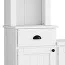 Minimalist Entertainment Wall Unit Set With Bridge For TVs Up To 75"