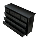 10 Drawer Dresser For Bedroom Ample Storage