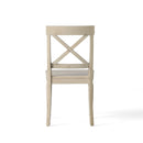 Dining Chair With X Shaped Back (Set of 2)