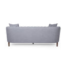 Contemporary 3 Seater Sofa With Plush Accents