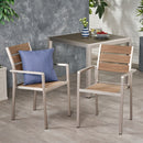 Dreamlan - Outdoor Aluminum Dining Chair (Set of 2)