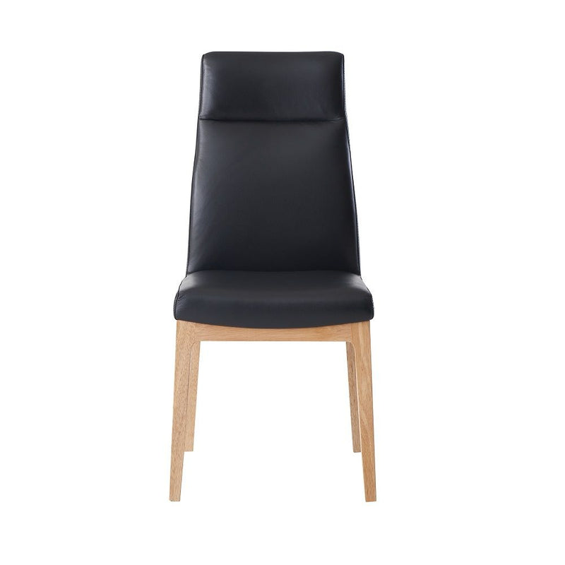 Raquan - Side Chair (Set of 2) - Black & Walnut