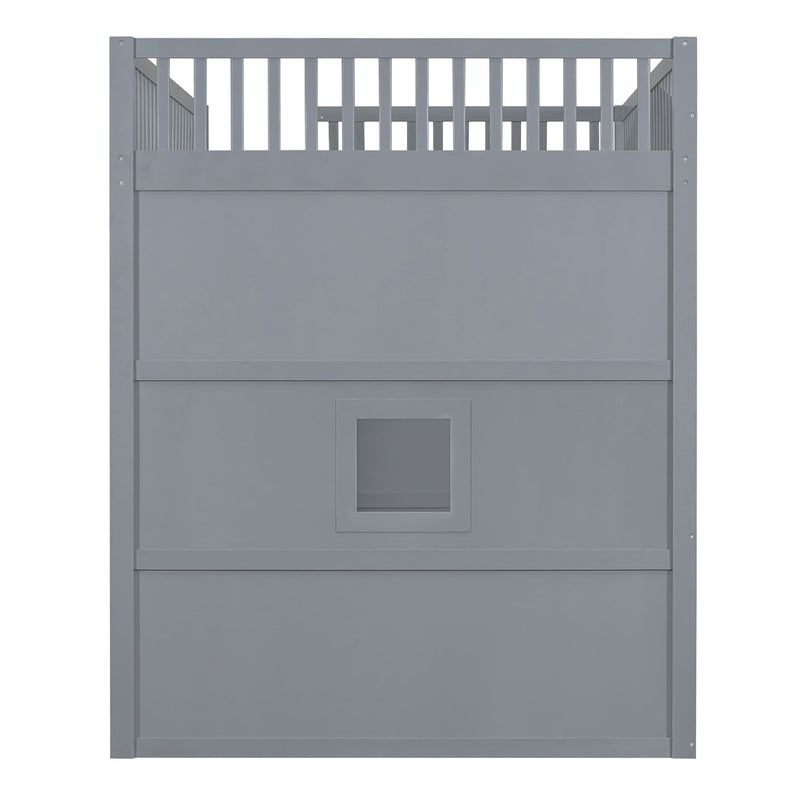 Loft Stylish Bed With Ladder And Wardrobe
