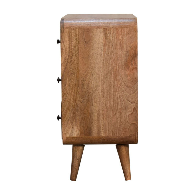 3 Drawer Mini Curved Chest
