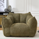 Comfortable Chenille Sofa Chairs With Highly Resilient Foam For Living Rooms And Bedrooms