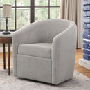 Oaklynn - Barrel Style Swivel Accent Chair