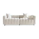Modern 3 Seater Sofa With 2 Pillows