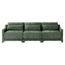 Elegant Sofa With Ergonomic Design And Lumbar Pillows