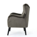 Alyssa - Mid Century Upholstered Arm Chair With Wingback Design