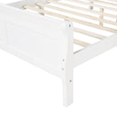 Platform Bed Frame Mattress Foundation Sleigh Bed With Headboard / Footboard / Wood Slat Suppor