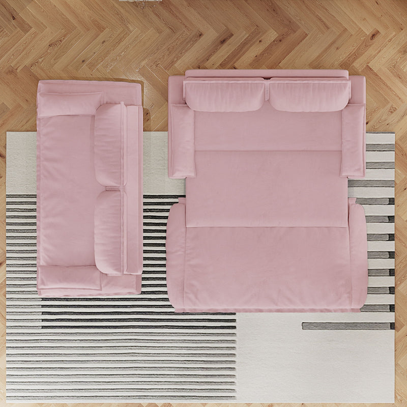 Pull Out Sleeper Sofa Bed, 3 In 1 Multi Functional