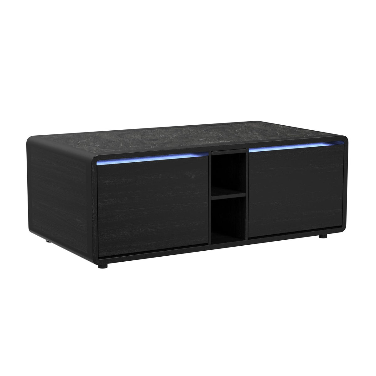 Halo Smart Occasional Table Set in Black by Elements International