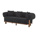 Modern Curved Arm Sofa