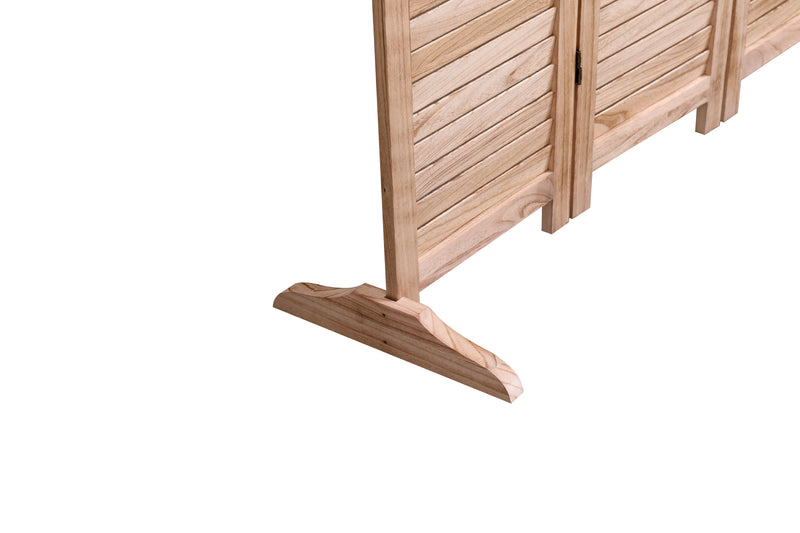 Panel Wooden Folding Room Divider
