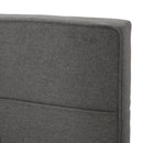 King / California King Sized Headboard - Charcoal Gray