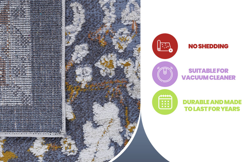 Payas - 6' X 9' Traditional Area Rug - Blue