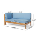 Brava - X Back Corner Bench