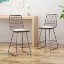 Yearning - Iron Counter Stool With Water Resistant Cushion