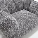 Comfortable Chenille Sofa Chairs With Highly Resilient Foam For Living Rooms And Bedrooms