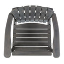 Outdoor Acacia Wood Adirondack Barstools (Set of 2)