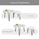 Round Nesting Coffee Table For Living Room (Set of 2)