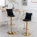 Unique Design Bar Chair, 360 Degree Rotation, Adjustable Height, Suitable For Dining Room And Bar