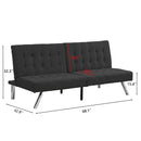 Modern Sofa Bed With Wood Frame And Stainless Legs