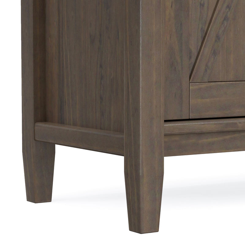 Ela - Low Storage Cabinet - Smoky Brown