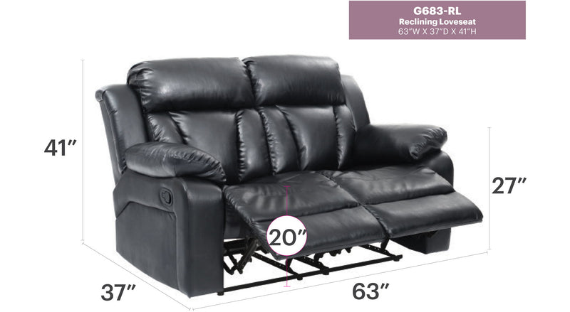 Cozy Padded Love Seat For Relaxation