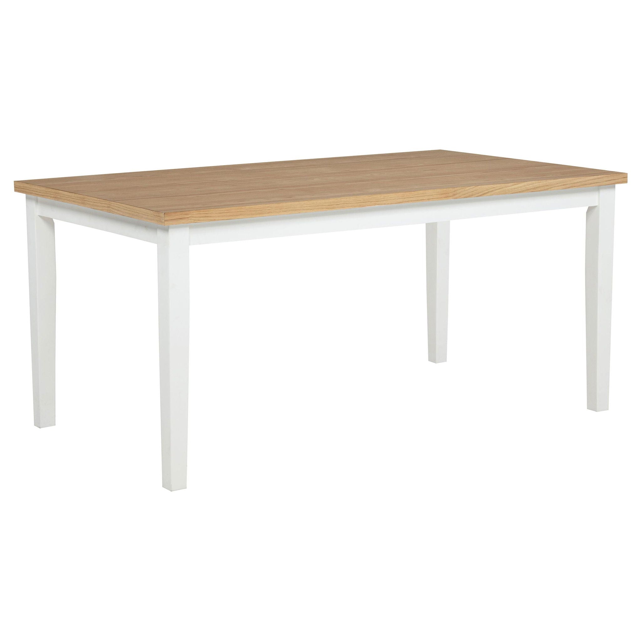Andrews 7-piece Rectangular Dining Set Light Ash and White - Atlantic Fine Furniture Melbourne FL