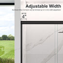 Modern Semi Frameless Double Sliding Shower Door