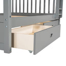 Bunk Bed With Ladders And 2 Storage Drawers
