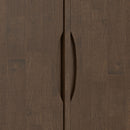 Harper - 3 Door Sideboard Buffet / Storage Cabinet - Walnut Brown