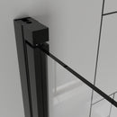 Bifold Frameless Shower Door With Tempered Clear Glass