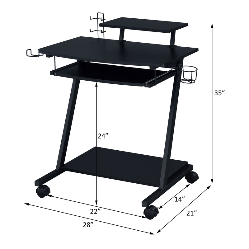 Ordrees - Gaming Table - Black Finish - Atlantic Fine Furniture Inc