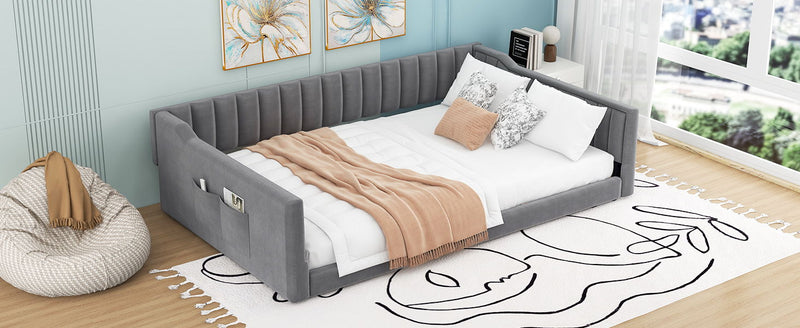 Daybed With Side Storage Pocket