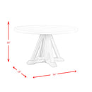 Lakeview - Round 5 Piece Dining Set (Table & Four Chairs) - White