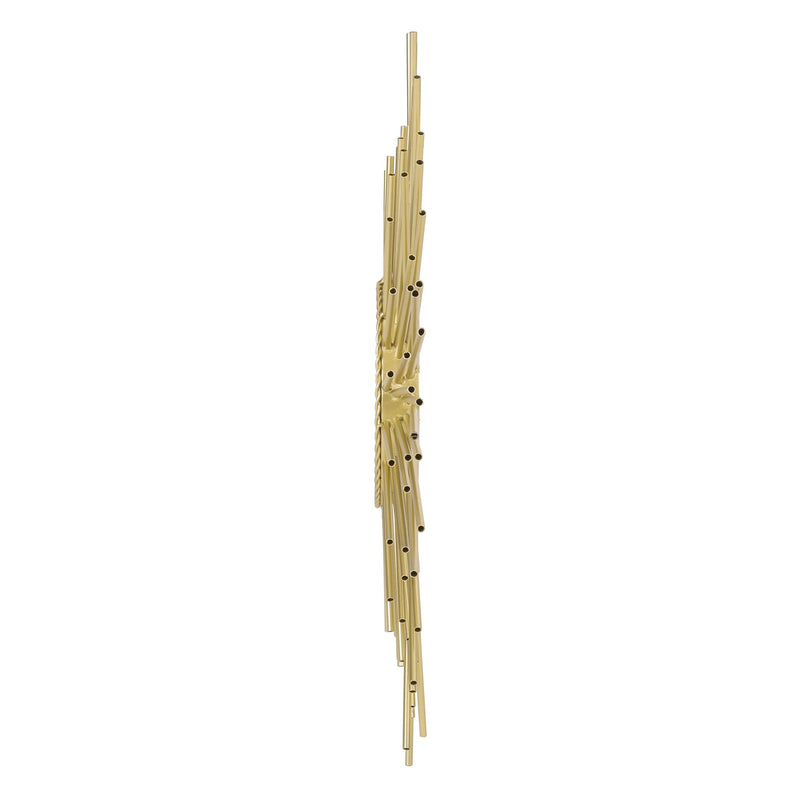 Modern Glam Sunburst Wall Mirror - Gold