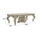 Danae - Dining Table - Champagne & Gold Finish - Atlantic Fine Furniture Inc