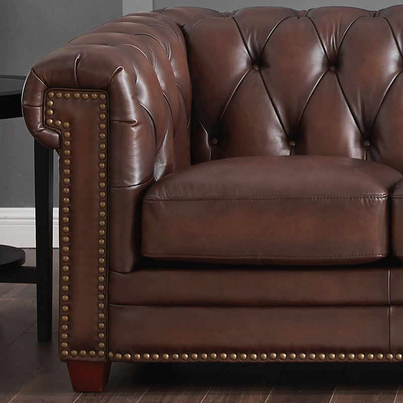 Stanwood - Leather Sofa - Caramel