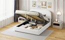 Upholstered Platform Bed With Hydraulic Storage System