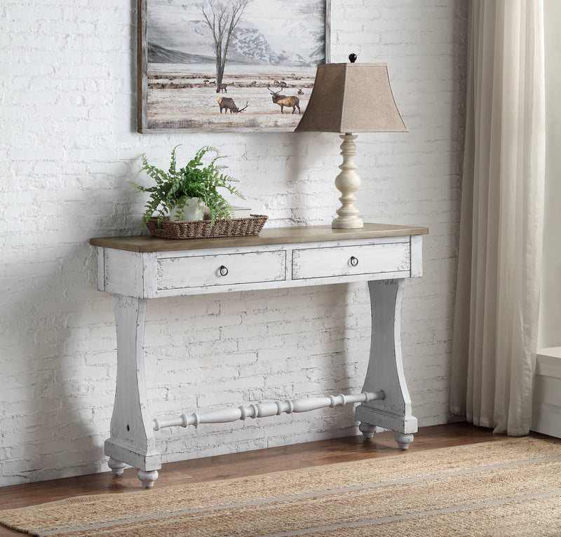 Carminda - Console Table - Antique White