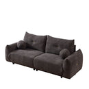 2 Seater Cushion Comfortable Sofas With 2 Cushions And 2 Ball Pillows