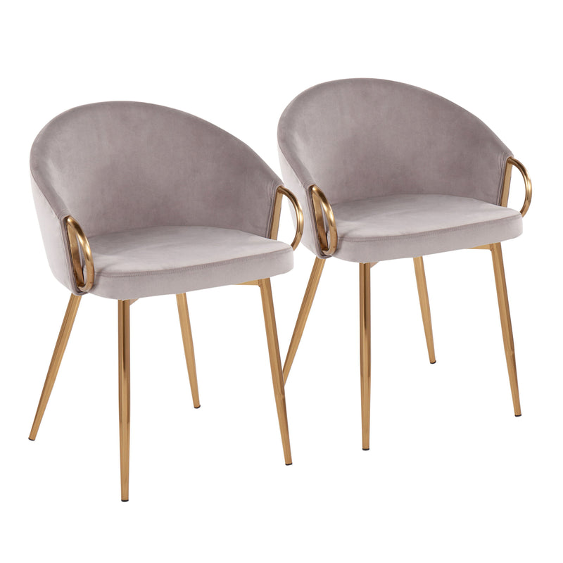 Claire - Contemporary / Glam Chair (Set of 2)