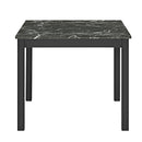 5 Piece Counter Height Dining Set With Table And Upholstered Chairs