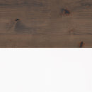 Bridgevine Home Hampton 74 inch Fireplace TV Stand Console for TVs up to 85 inches, Minimal Assembly, Jasmine Whitewash and Barnwood Finish