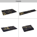 Maval - 8' X 10' Washable Area Rug - Black / Gold