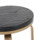 Modern Industrial Counter Stool Set With Swivel Function